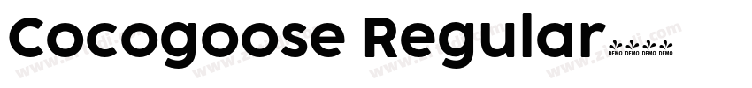 Cocogoose Regular字体转换